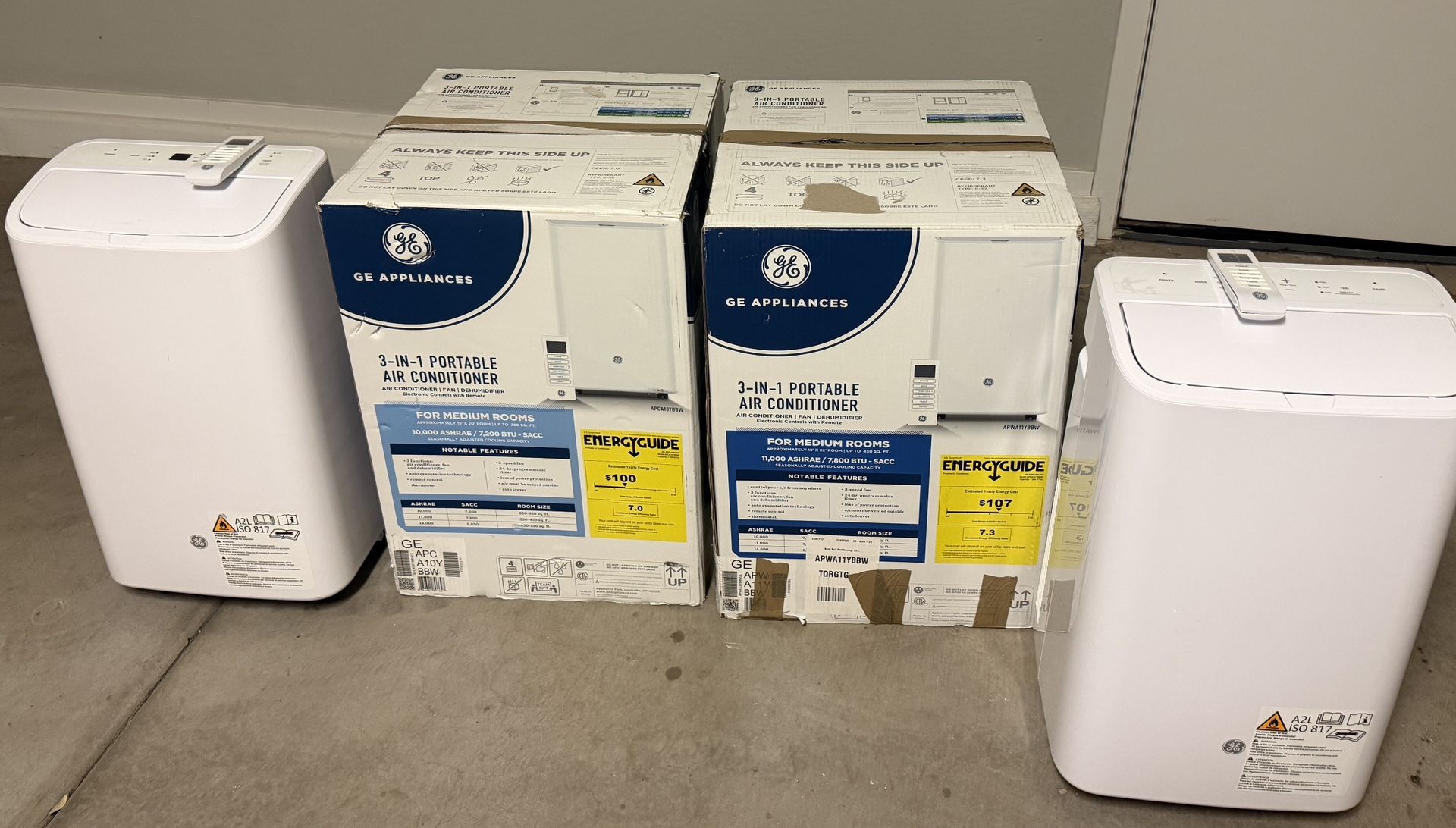 GE Air Conditioners (two)