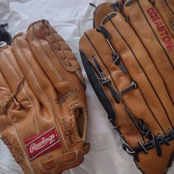 Large Baseball Gloves $15 Each