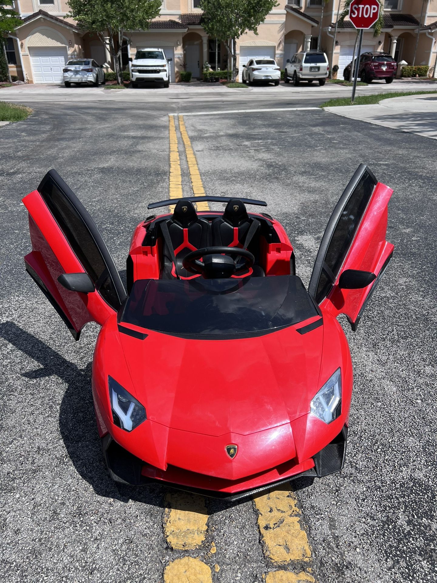 Best Choice Products Kids 12V Ride On Lamborghini Aventador SV Sports Car Toy w/ Parent Control