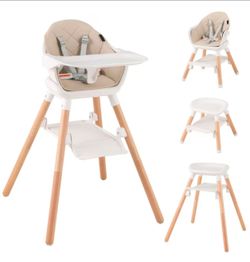 6-in-1 Convertible Baby High Chair