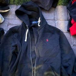 Black Polo Jacket Size L