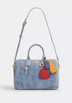 Coach Rowan Large Denim Bag