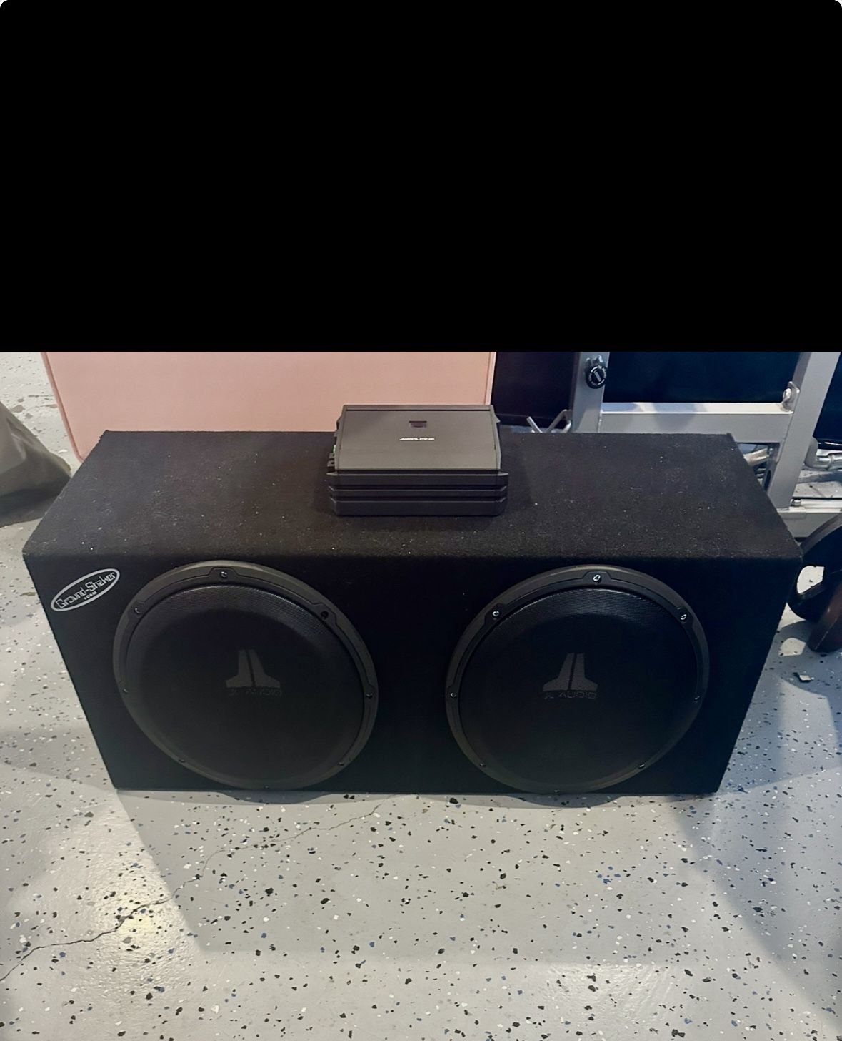 2 12” JL W1s With Amp And Box