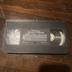 Beauty And The Beast Disney VHS Tape