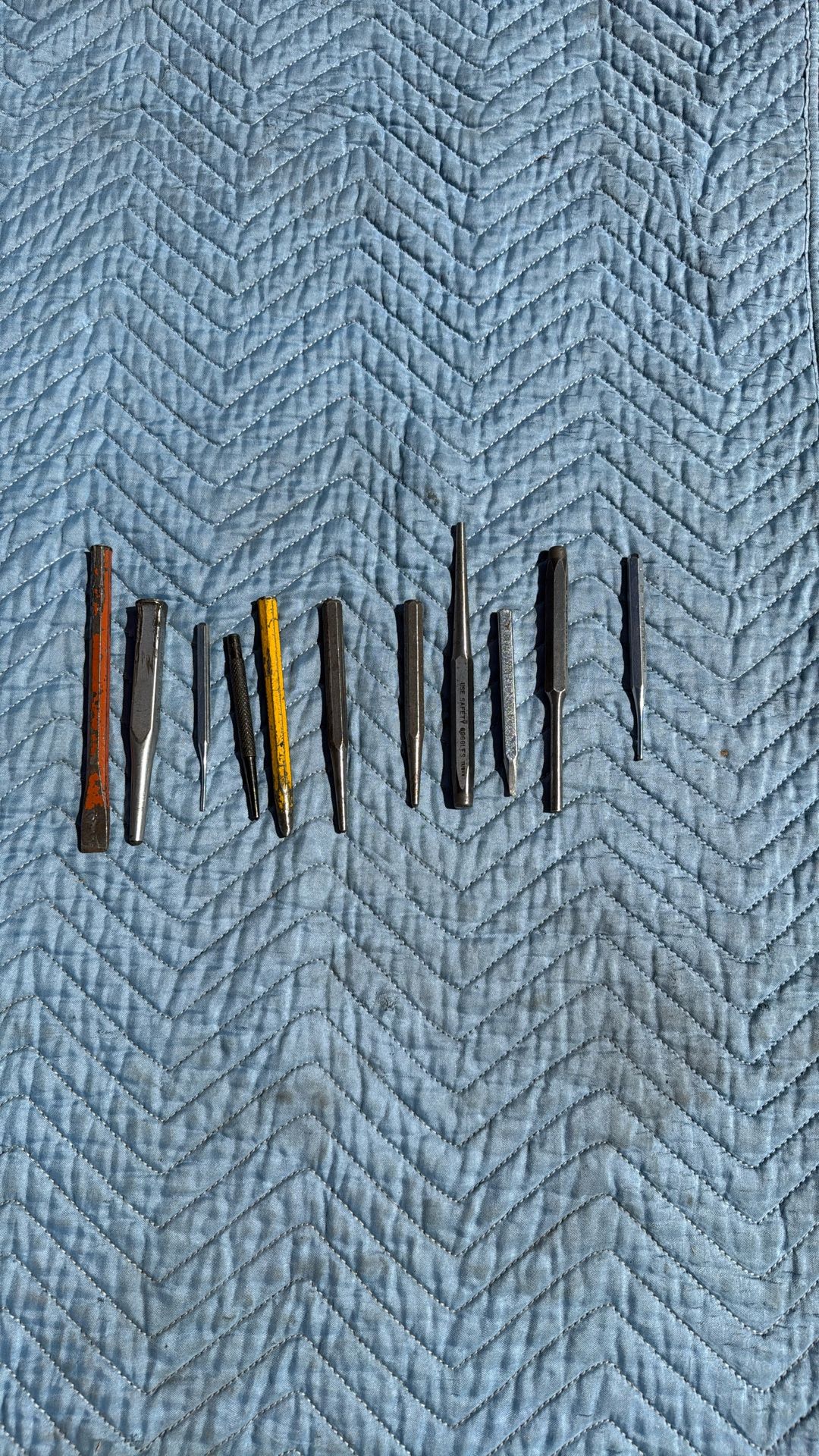 One chisel eight punches craftsman