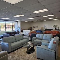 100% Leather Sofa  - Ashlinn 