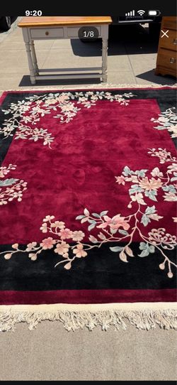 10 by 8 handmade extremely thick, beautiful, elegant area  Rug