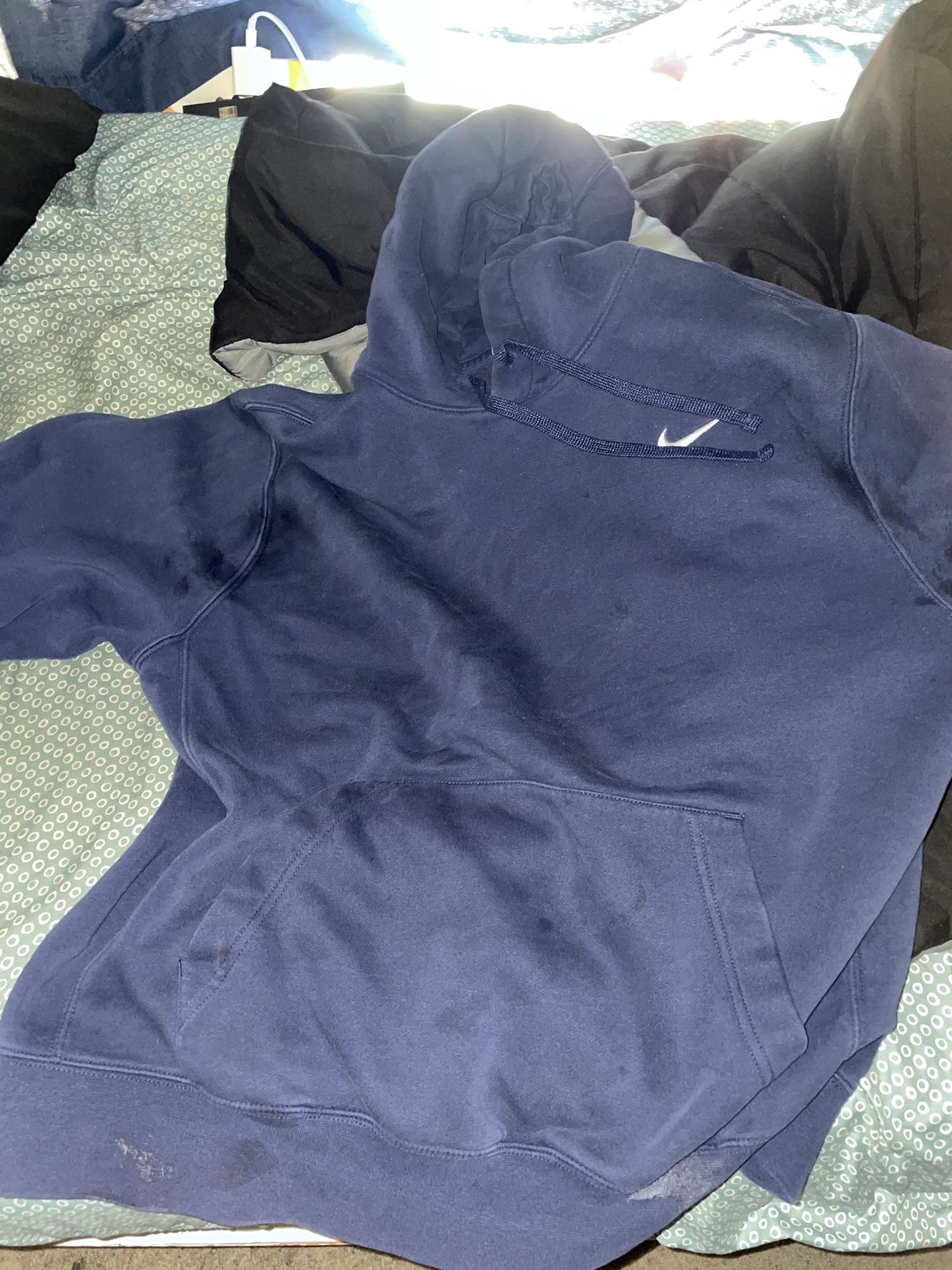 Large Blue Nike Hoodie