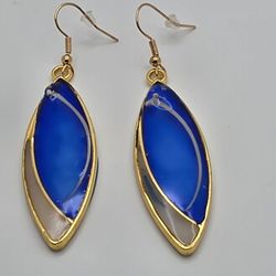 Golden Rattlesnake Earrings 