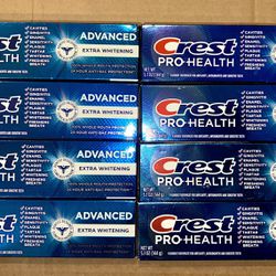 8 Crest Pro-Health Advanced Extra Whitening Toothpaste Mint 5.1 Oz