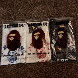 Brand new Bape shirts