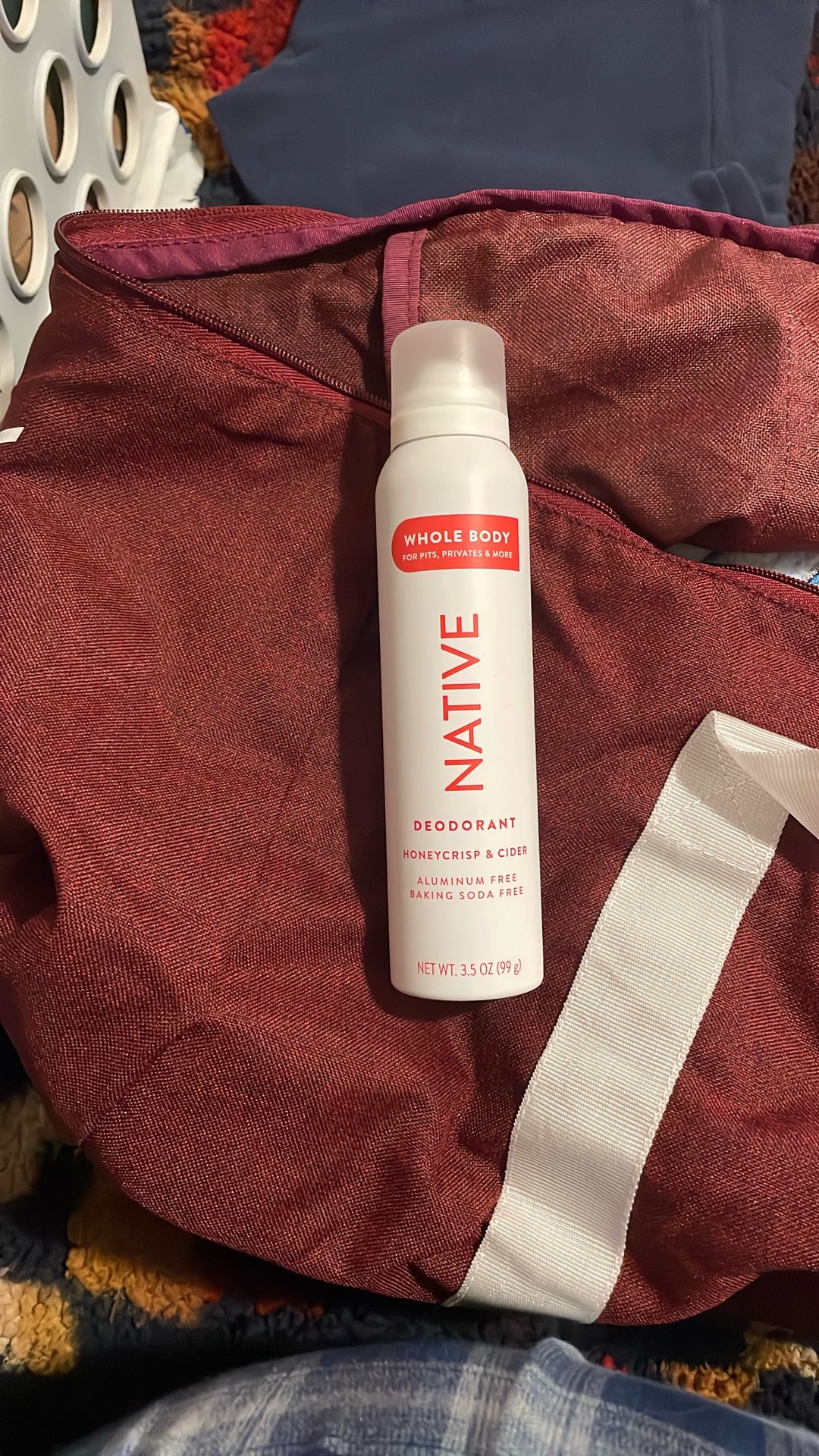 Native Whole Body Deodorant Aerosol Spray Honeycrisp & Cider 