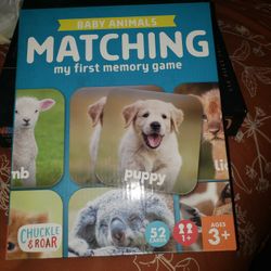 Matching. My First Memory Game.