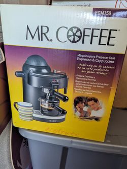 Mr Coffee Espresso And Cappuccino Machine