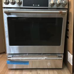 Brand New GE Café Induction Slide-In Range – Never Used
