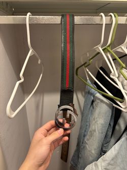 Gucci Web Belt with GG Buckle