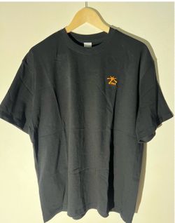 Black t-shirt with orange PKX LOGO (Beijing China new airport) size L