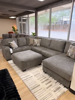 Gray U-Shape Sectional | 🚛 DELIVERY