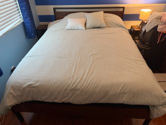 Queen bed and mattress for sale