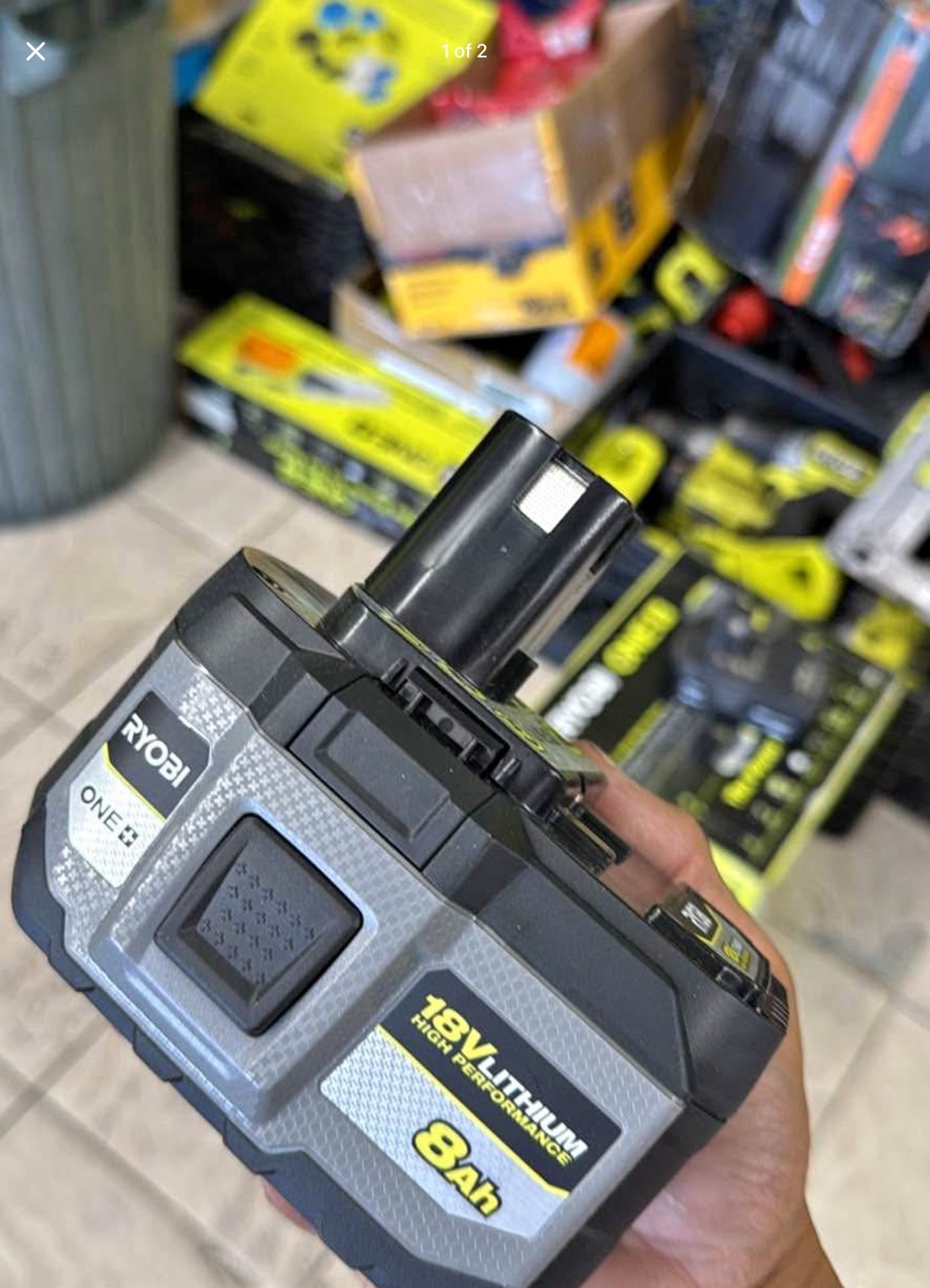 Ryobi18v High Performance 8.0ah Battery