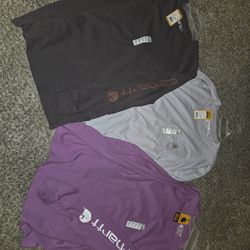 Women’s XL Long Sleeve Carhartt Shirt loose fit ((new)) $15 each!