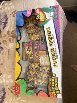 Pokemon sam’s club ascended focused fighters premium collection new