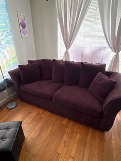 Purple couch