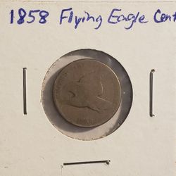 1858 Flying Eagle Cent 