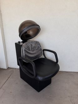 MILO Hooded Hair Dryer Chair – Salon Styling Station with Dryer