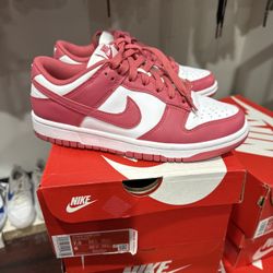 Nike Dunk Low Archeo Pink White Size 7.5 Womens