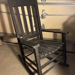 Black Rocking Chair