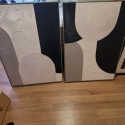 2 Canva Art Pieces 