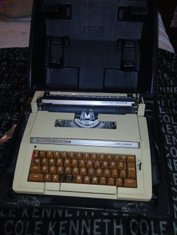 Vintage typewriter