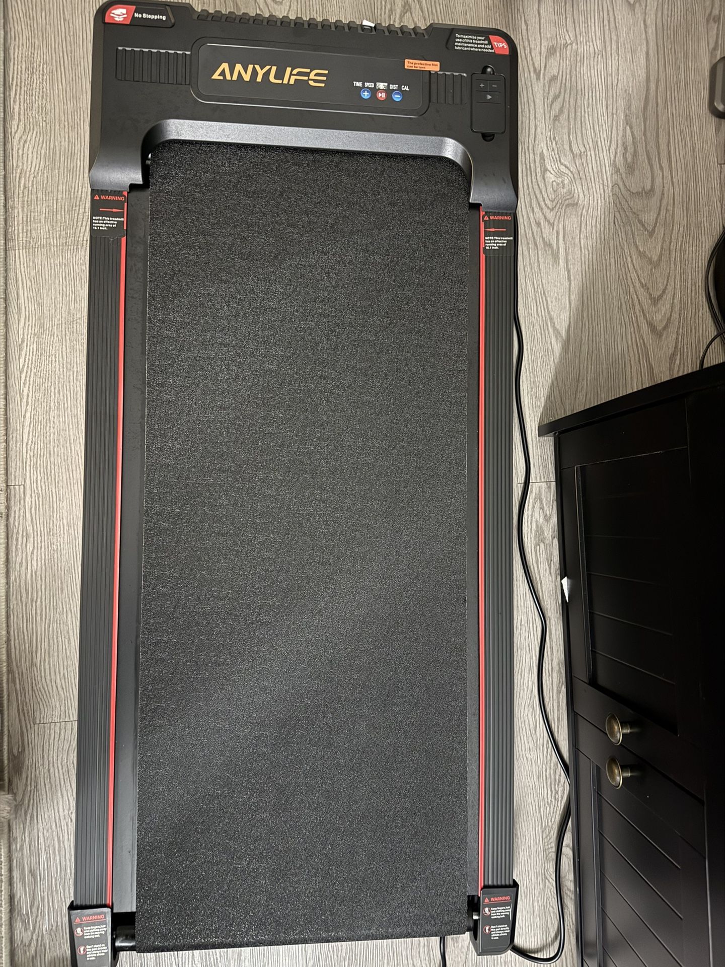 Walking Pad Treadmill, Anylife Incline Walking Pads Under Desk 330lb Capacity, 2.5HP Portable Treadmills for Home, Compact Treadmill Small Running Pad