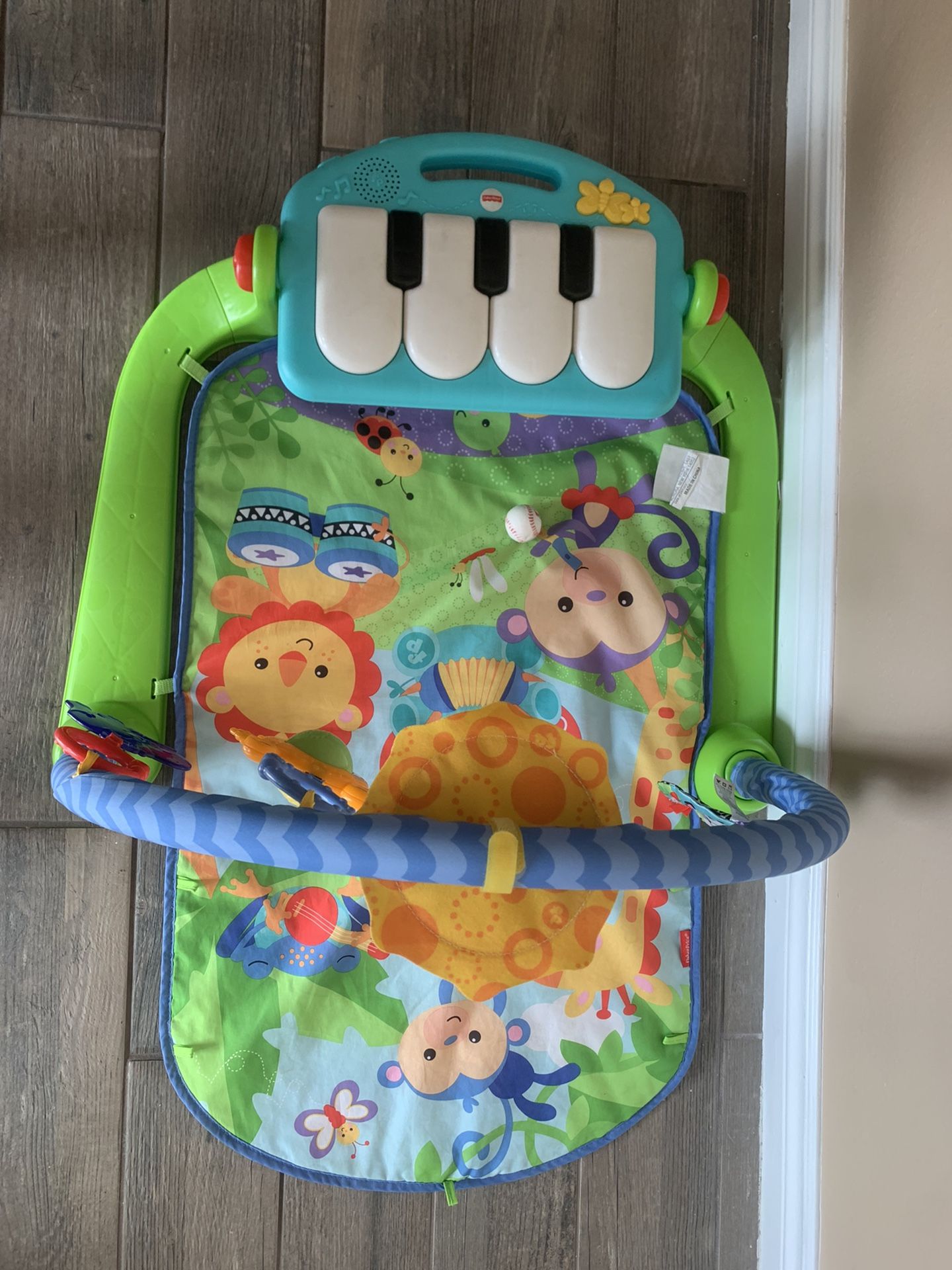 fisher-price kick and play piano gym