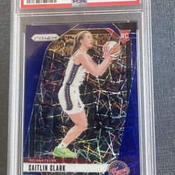 Caitlin Clark 2024 Prizm Blue Velocity PSA 10