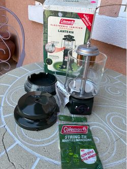 Brand new Coleman propane lantern with electronic igniter. Price is firm.