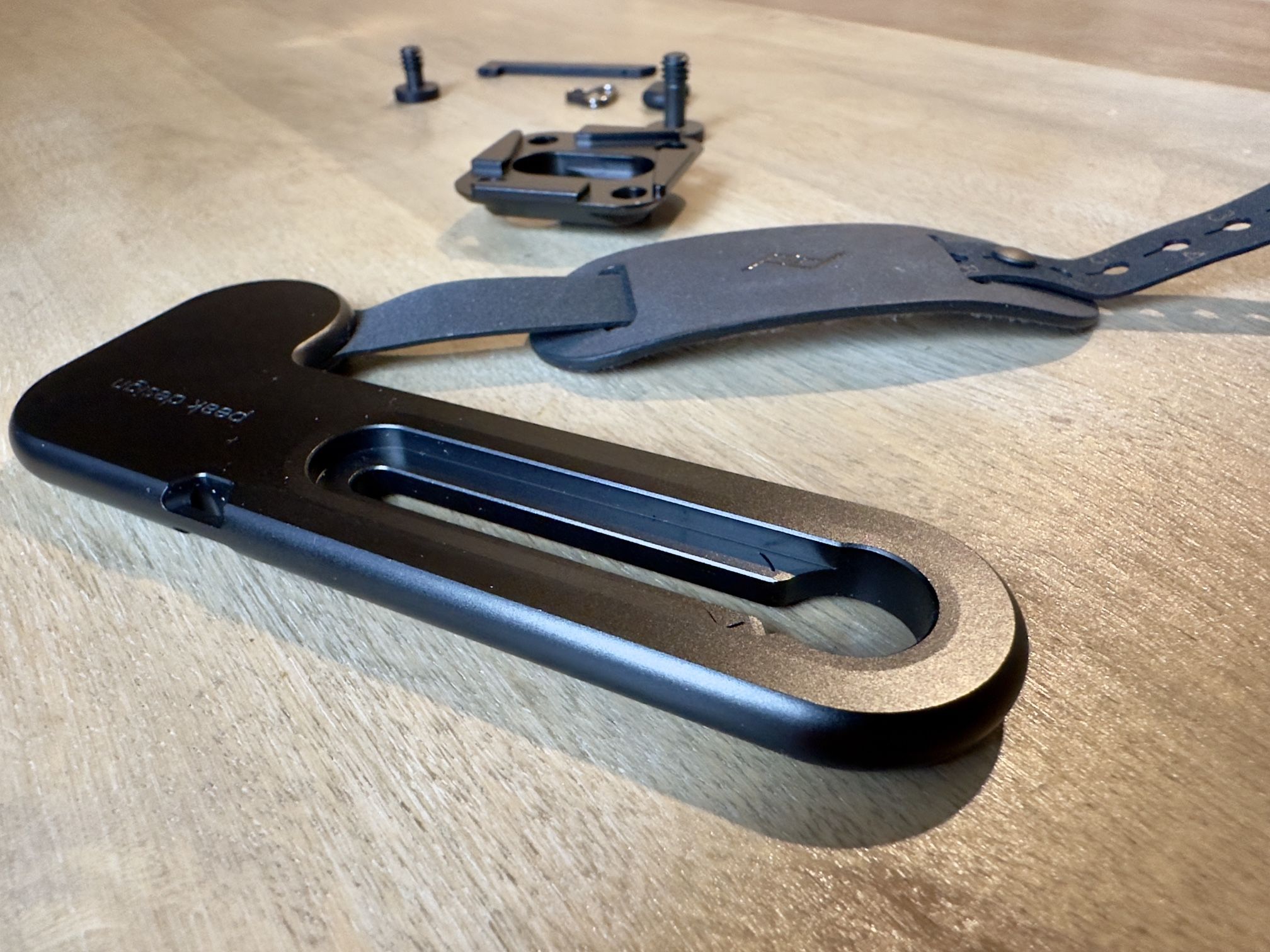 As new: Peak Design Micro Clutch camera finger strap