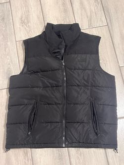 guess puffer sleeveless sweater size L/XL