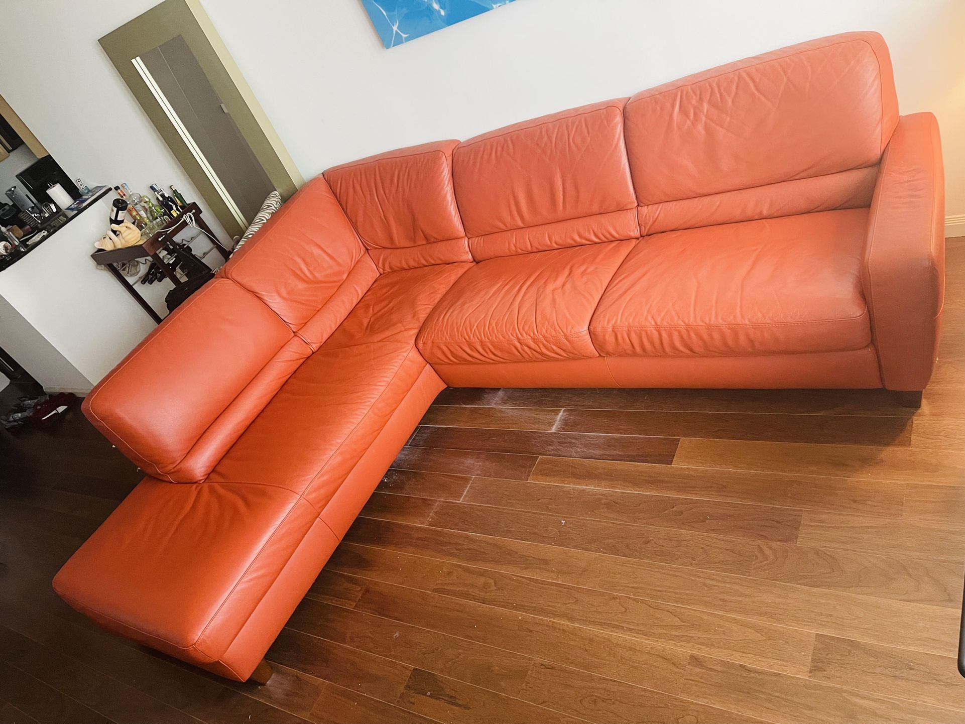 Italsofa (Macy’s) Queen Sleeper Sectional