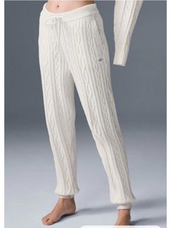 Alo Yoga Cable Knit Sweatpants