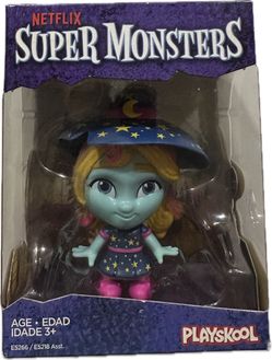 Netflix Super Monsters Katya Spelling Witch Halloween New 4” Figure New