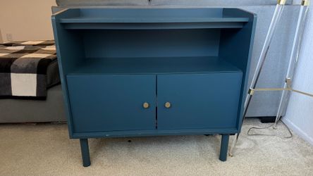 mid-century modern accent cabinet