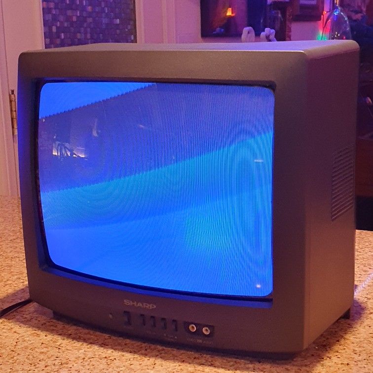 Sharp 14" Tube Television Year 2000 Perfect Condition