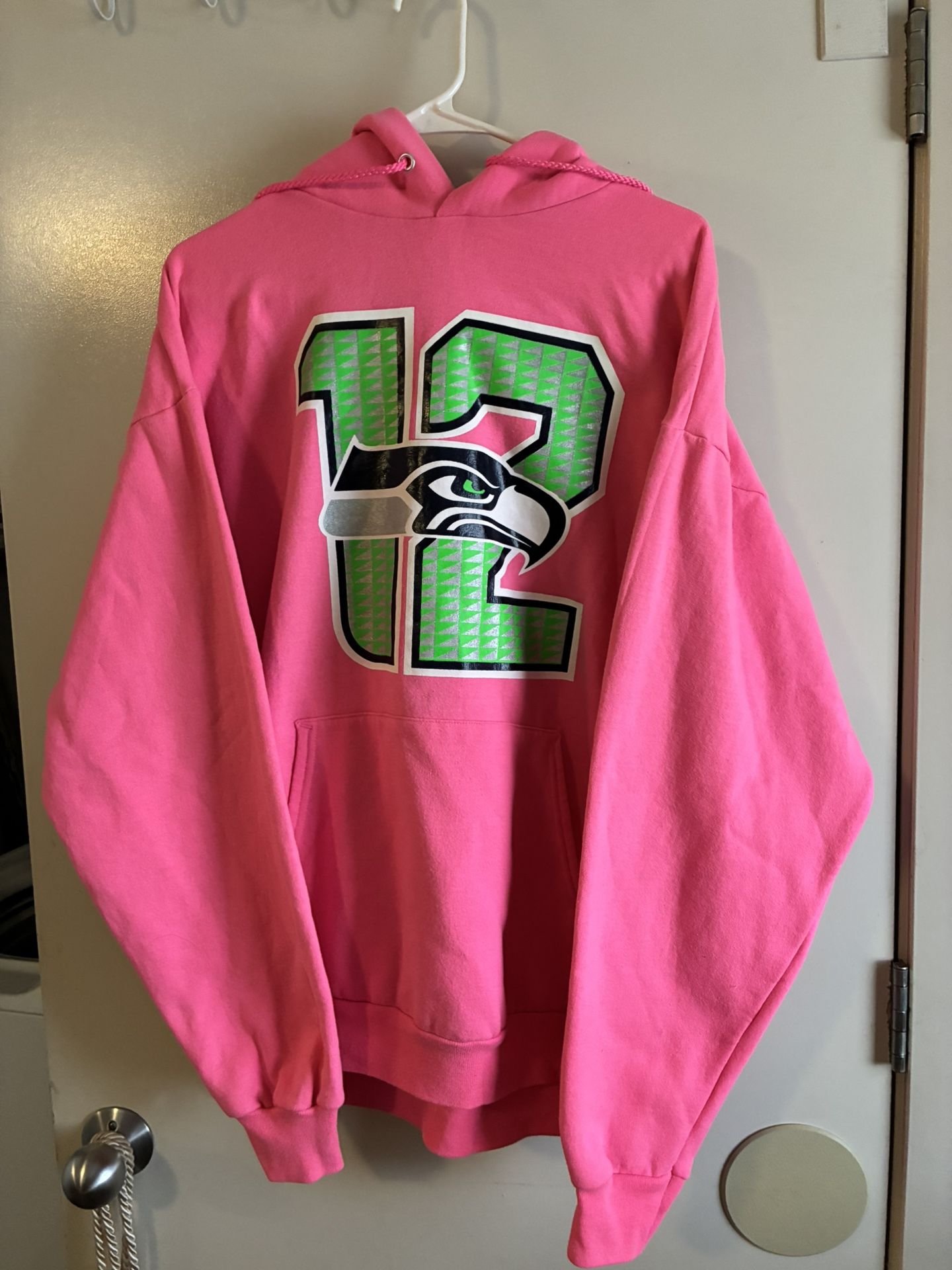 Pink Hoodie Women Large