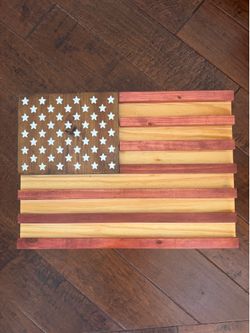 Hand Crafted Stained Wood Challenge Coin Display Rack