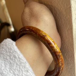 Rare Coral Bangle 63mm