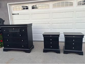 Dresser Chest and 2 nightstands