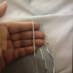 Real 925 Sterling Silver Chain Necklace