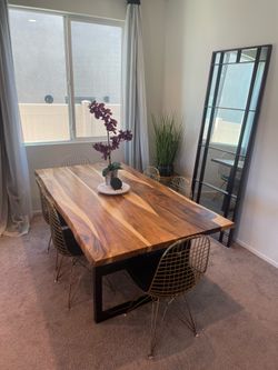 Custom Live Edge Dining Table